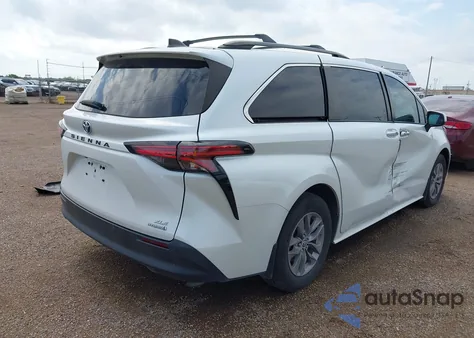 2022 Toyota Sienna Xle from USA, damaged, VIN 5TDYRKECXNS085635